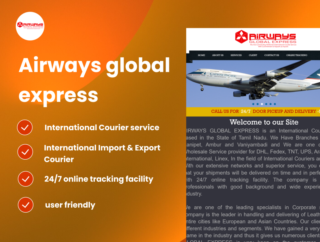 project- website - Airways global express -