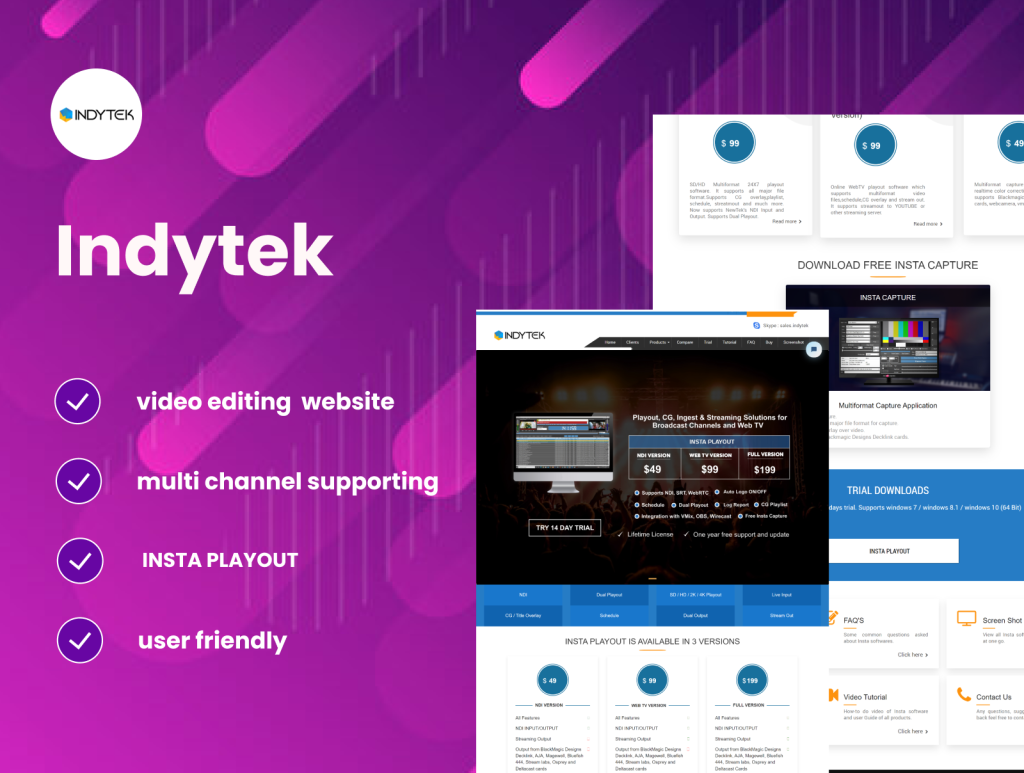 project- website - Indytek -