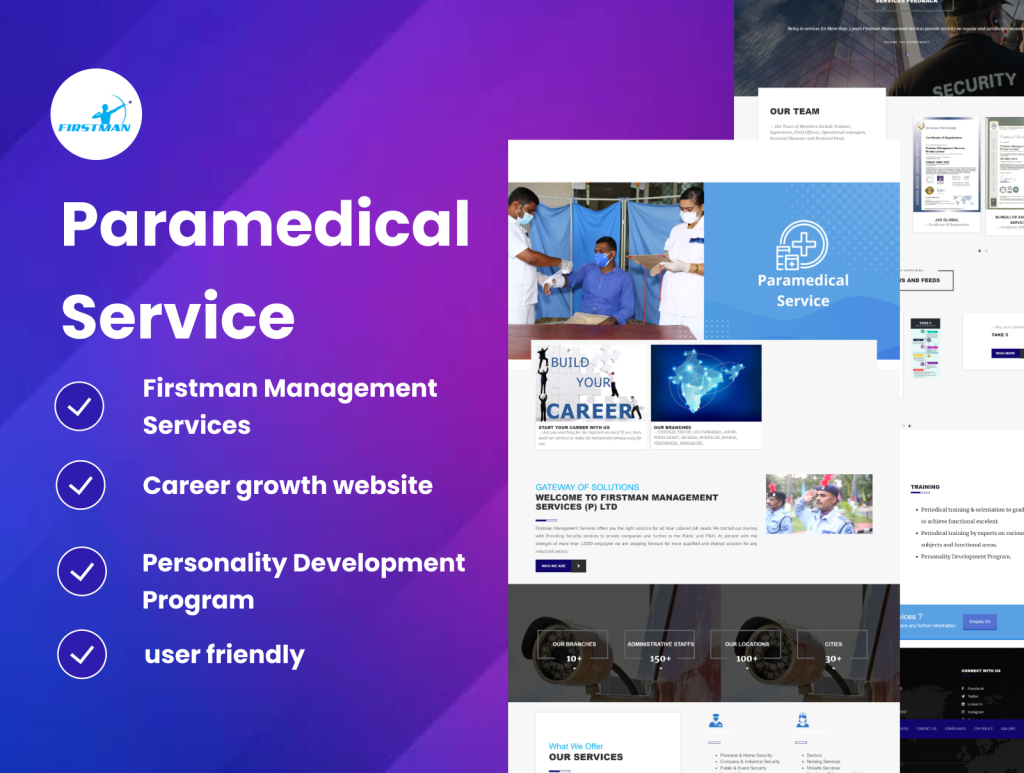 project- website - Paramedical Service -