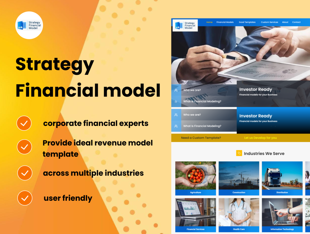 project- website - Strategy Financial model -