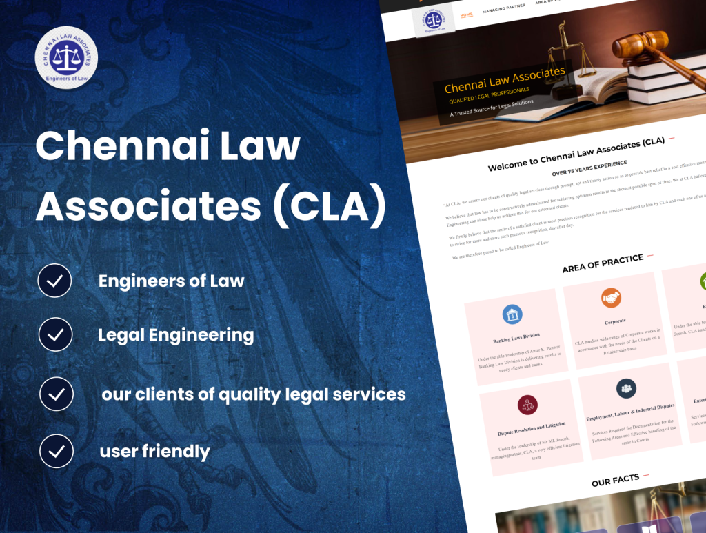 project- website - Chennai Law Associates (CLA) -