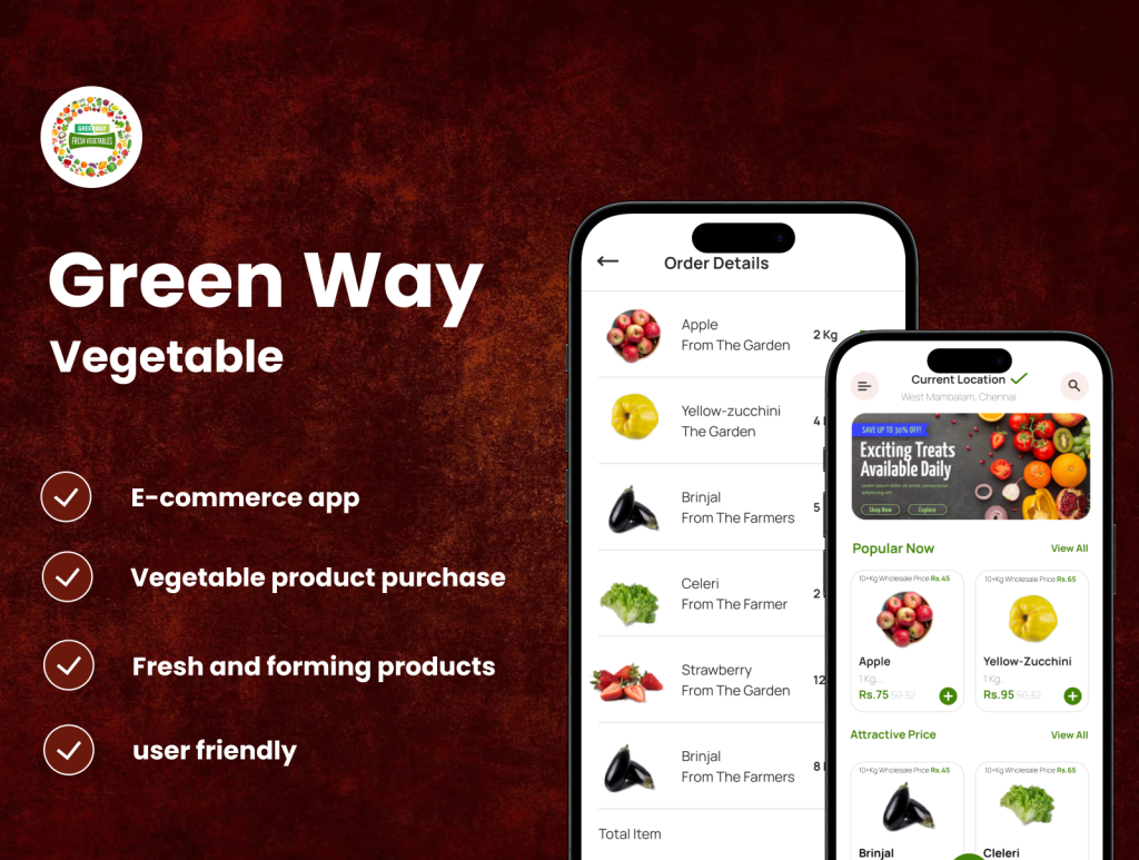 project- website -Green way vegetables -