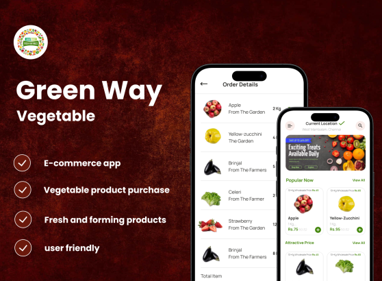 project- website -Green way vegetables -