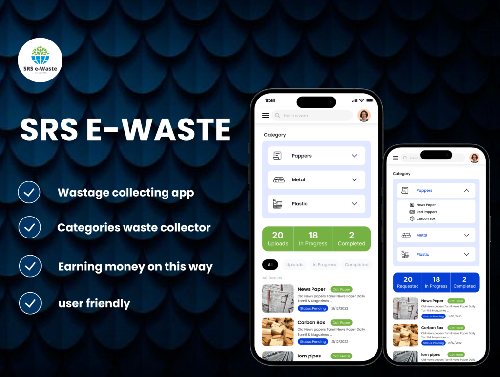 project- website -SRS E-WASTE -