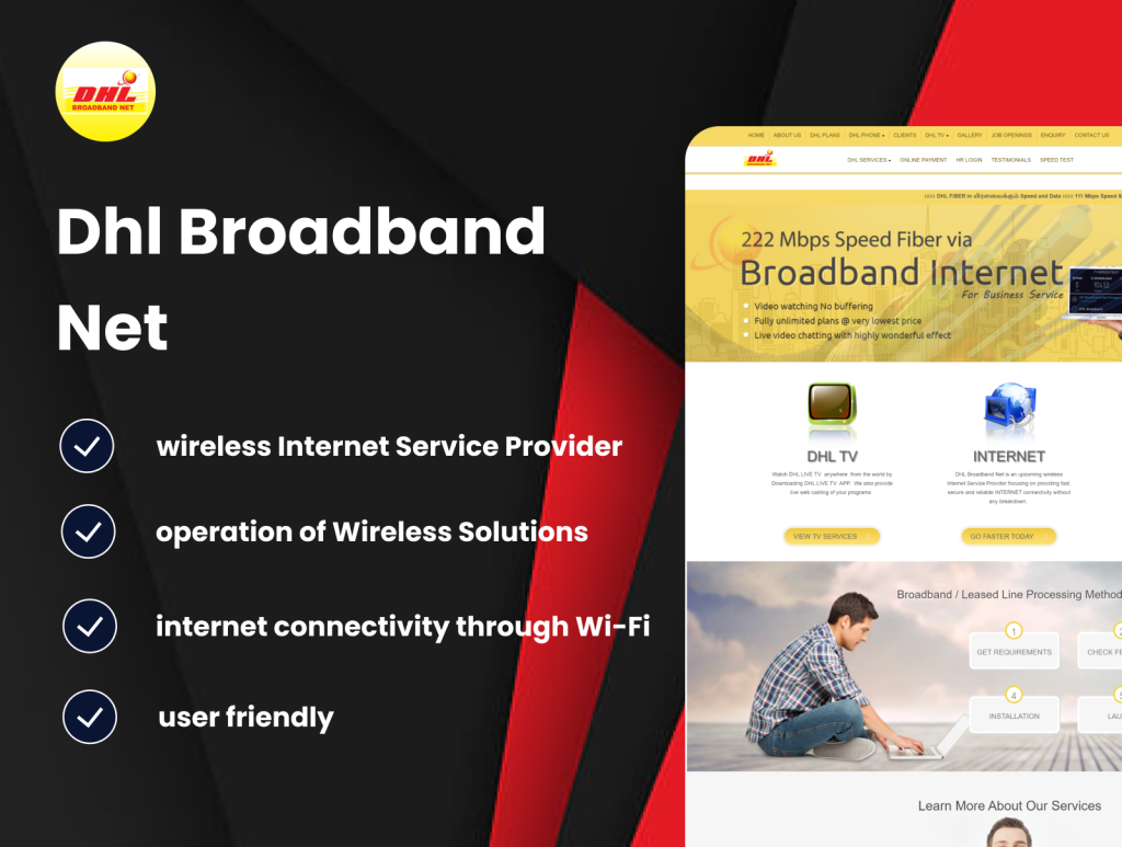 project- website - dhl broadband net -