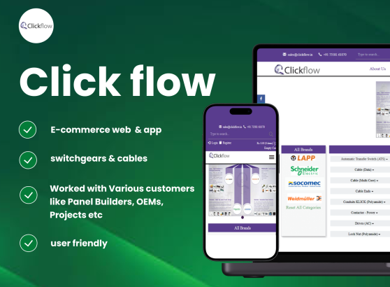 Project Website Click Flow 