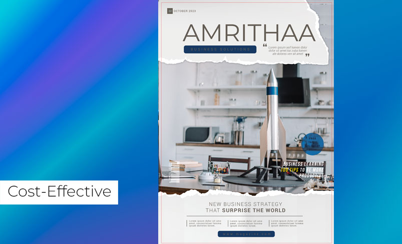 Newspaper Magazine Cost Effective Amrithaa